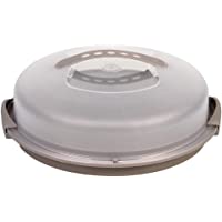 Tartera Redonda grande polipropileno alimentario con medidas 34.5x18-5 cm. Tartera Redonda grande Mod. Pavlova (Beige)